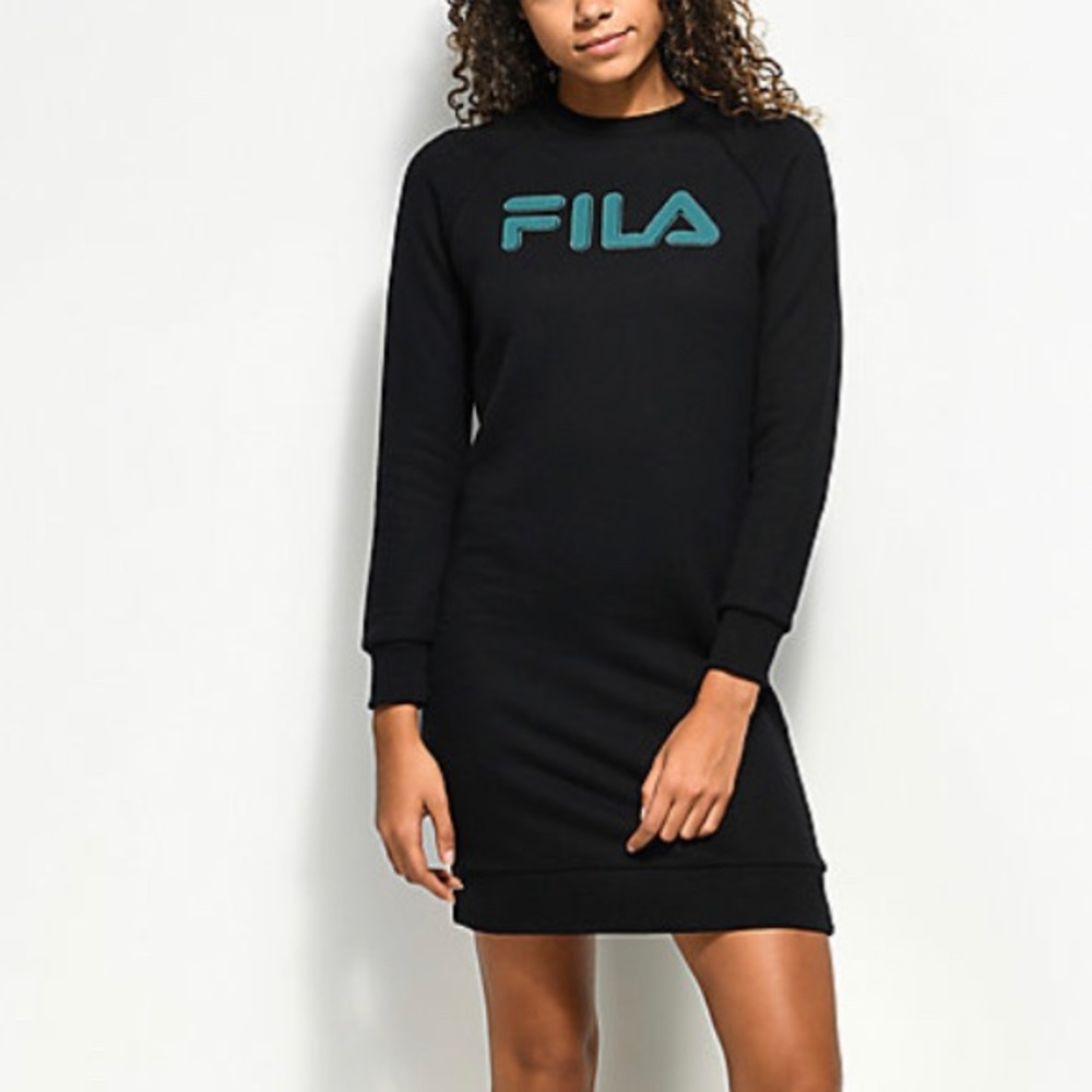 FILA Courtney Black Sweater Dress XS